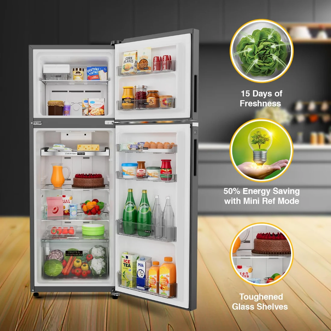 Whirlpool Intellifresh 308L 3 Star img4