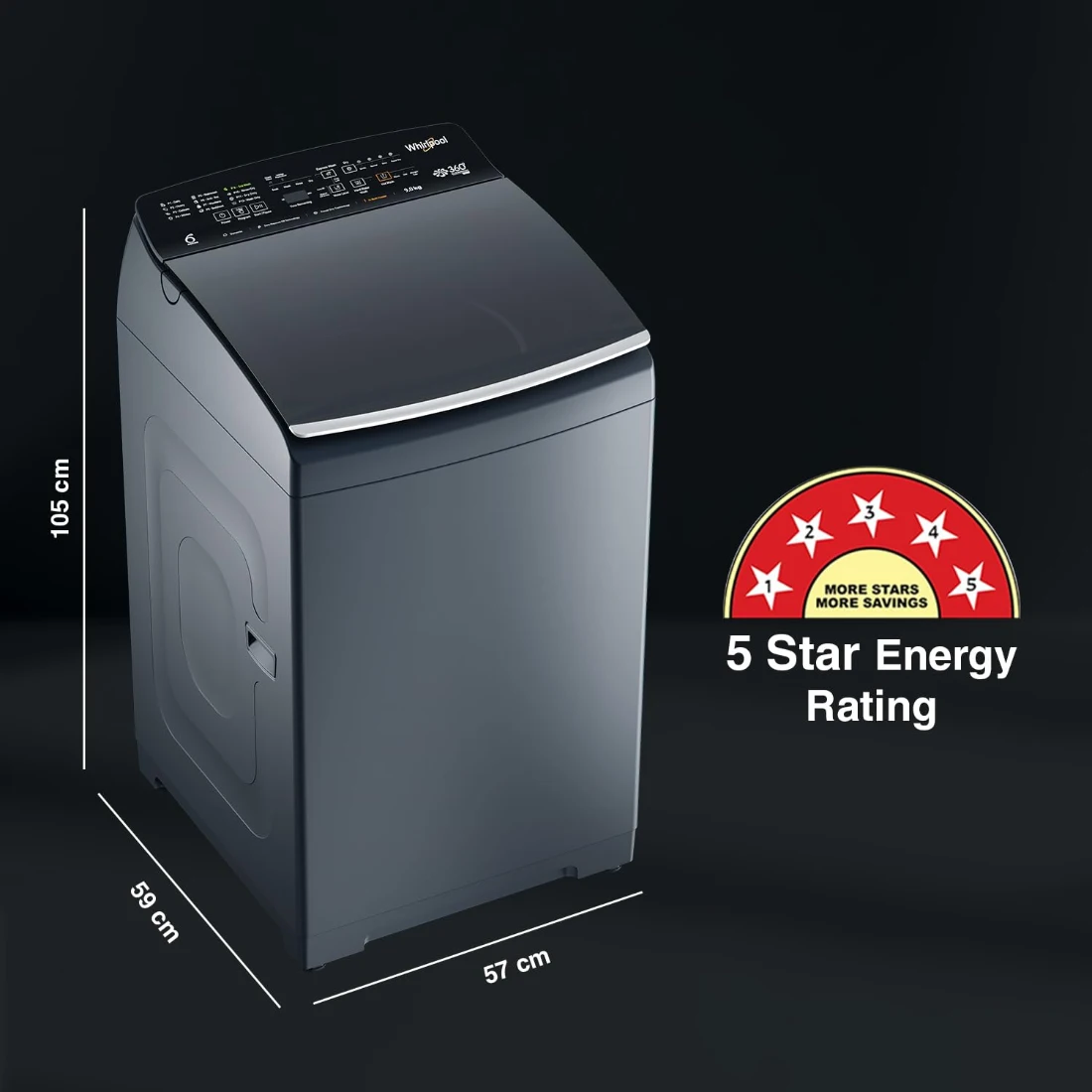 Whirlpool 9 Kg 5 Star Bloomwash Pro img2