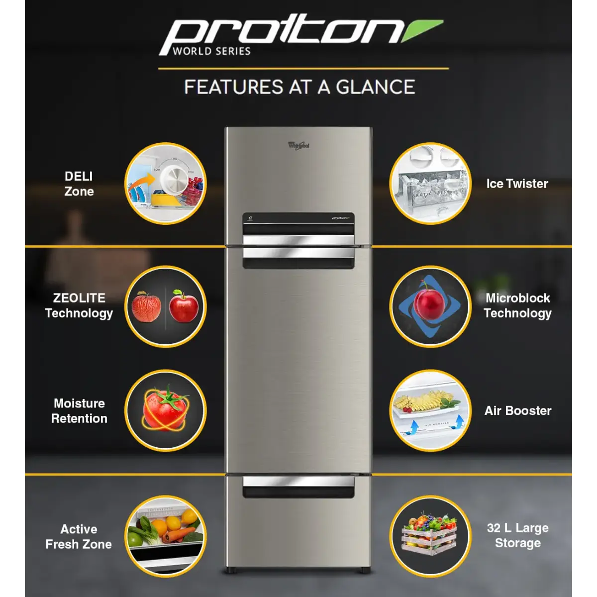 Whirlpool Protton 235L Frost Free img6